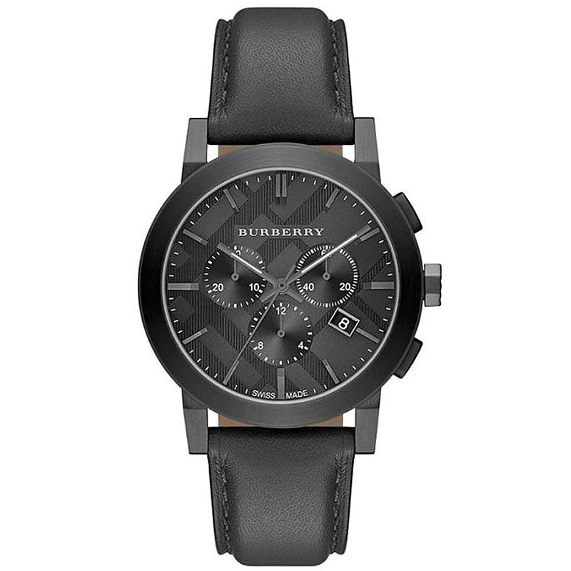 leather burberry mens watches