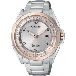 Orologio da Uomo Citizen Super Titanium Eco Drive AW1404-51A