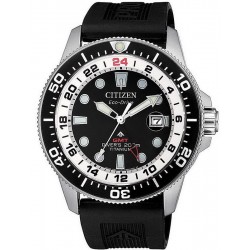 Citizen Men's Watch Promaster Diver's Eco-Drive Super Titanium GMT BJ7110-11E