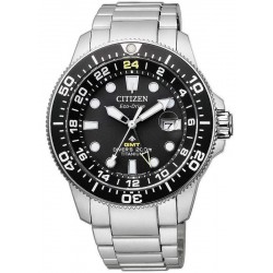 Citizen Men's Watch Promaster Diver's Eco-Drive Super Titanium GMT BJ7110-89E