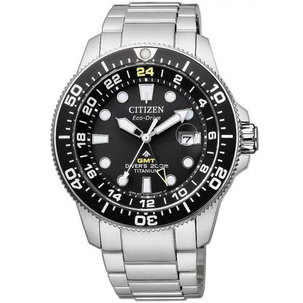Buy Citizen Men's Watch Promaster Diver's Eco-Drive Super Titanium GMT BJ7110-89E