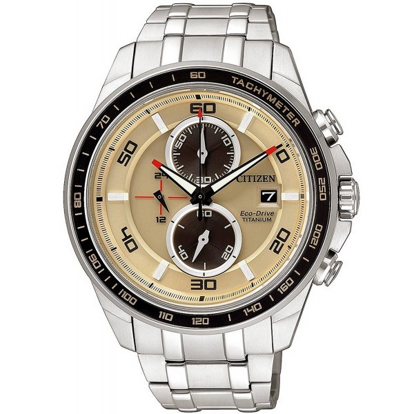 Buy Citizen Men's Watch Super Titanium Chrono Eco-Drive CA0348-53W