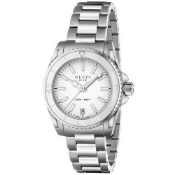 Gucci Ladies Watch Dive Medium YA136402 Quartz